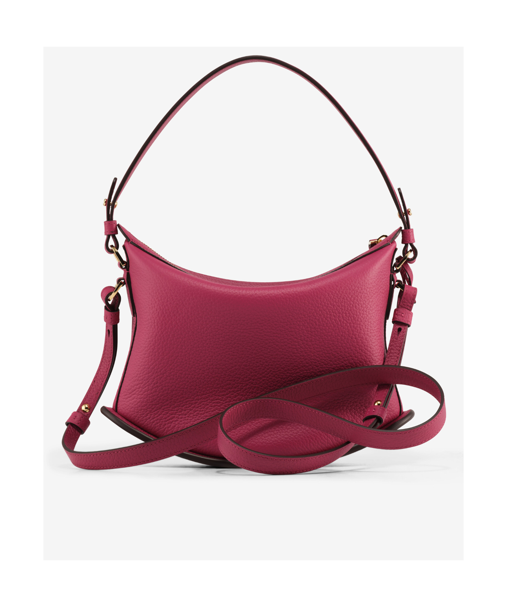 Delvaux Zippered Shoulder Bag In Red
