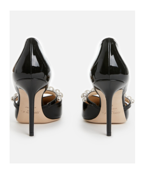 Jimmy Choo Logo High Heels In Multicolor
