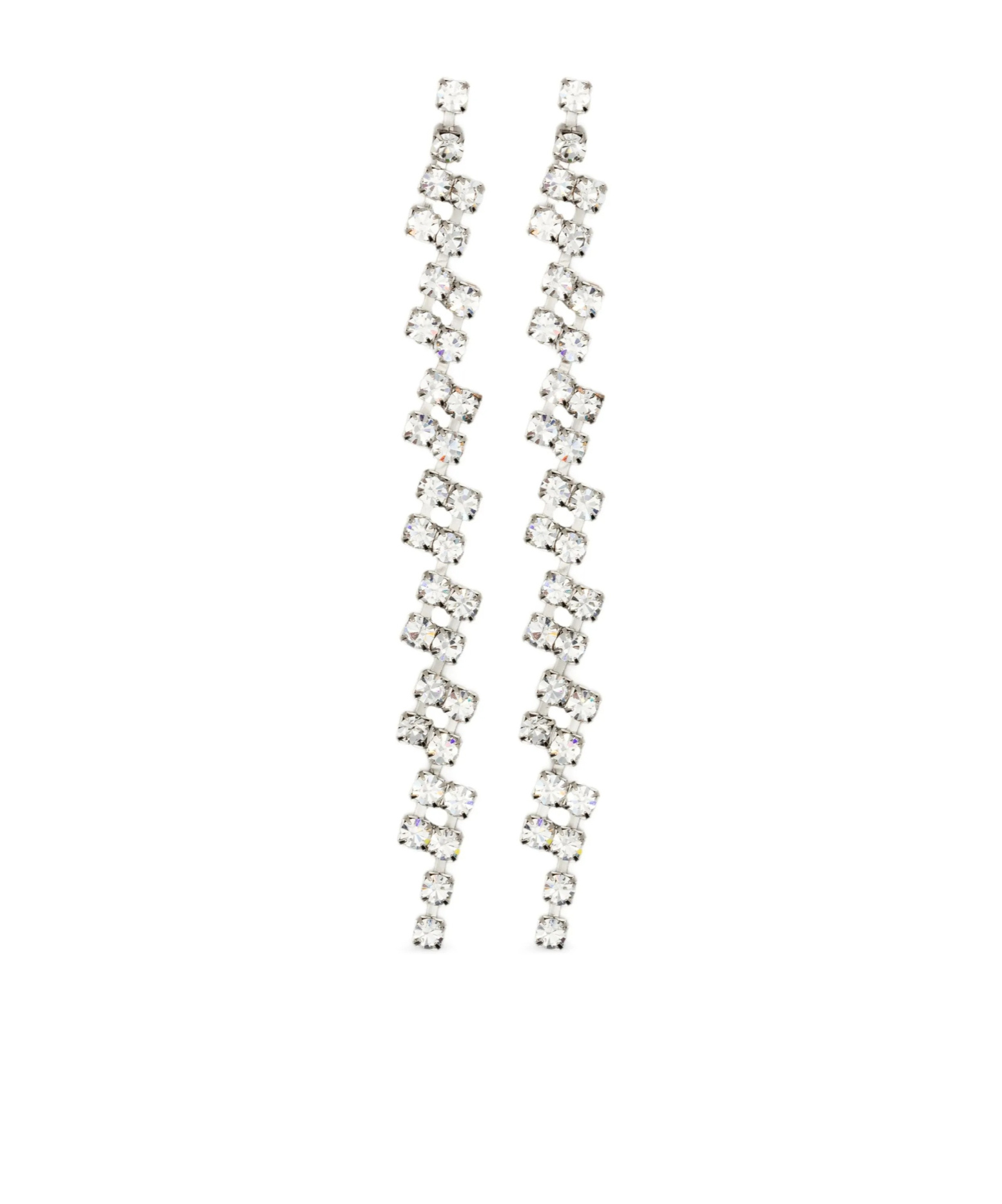 Forte Forte Crystal Pendent Earrings In Metallic