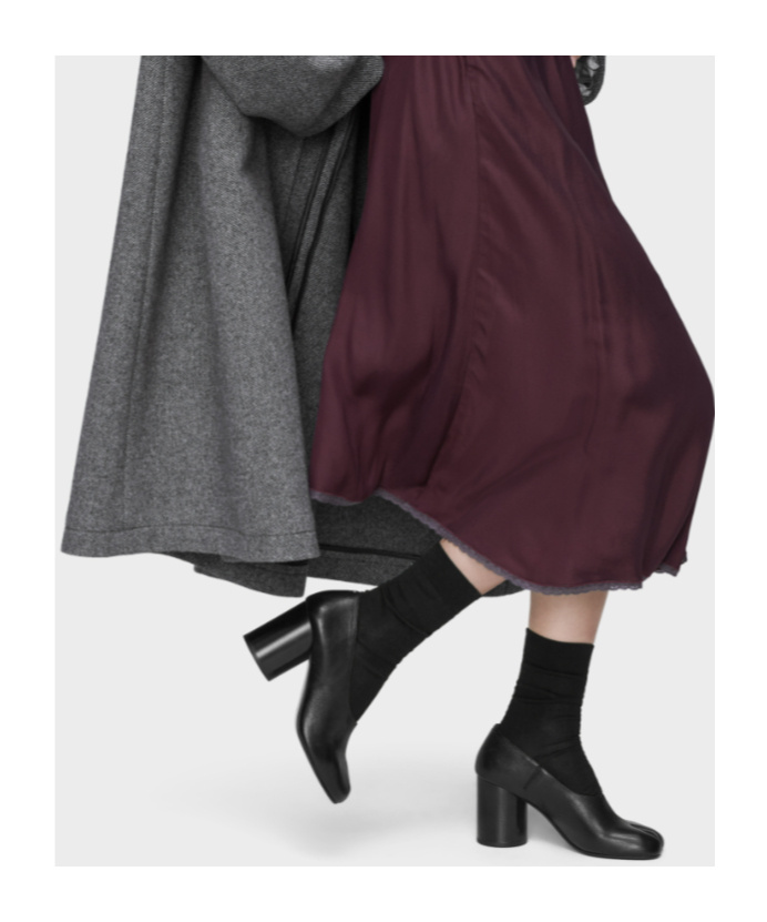 Maison Margiela 80mm Tabi Pumps In Black