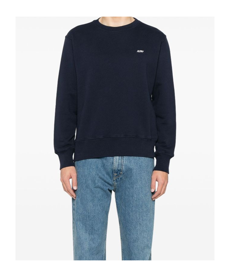 Autry Round-neck Sweater In Black
