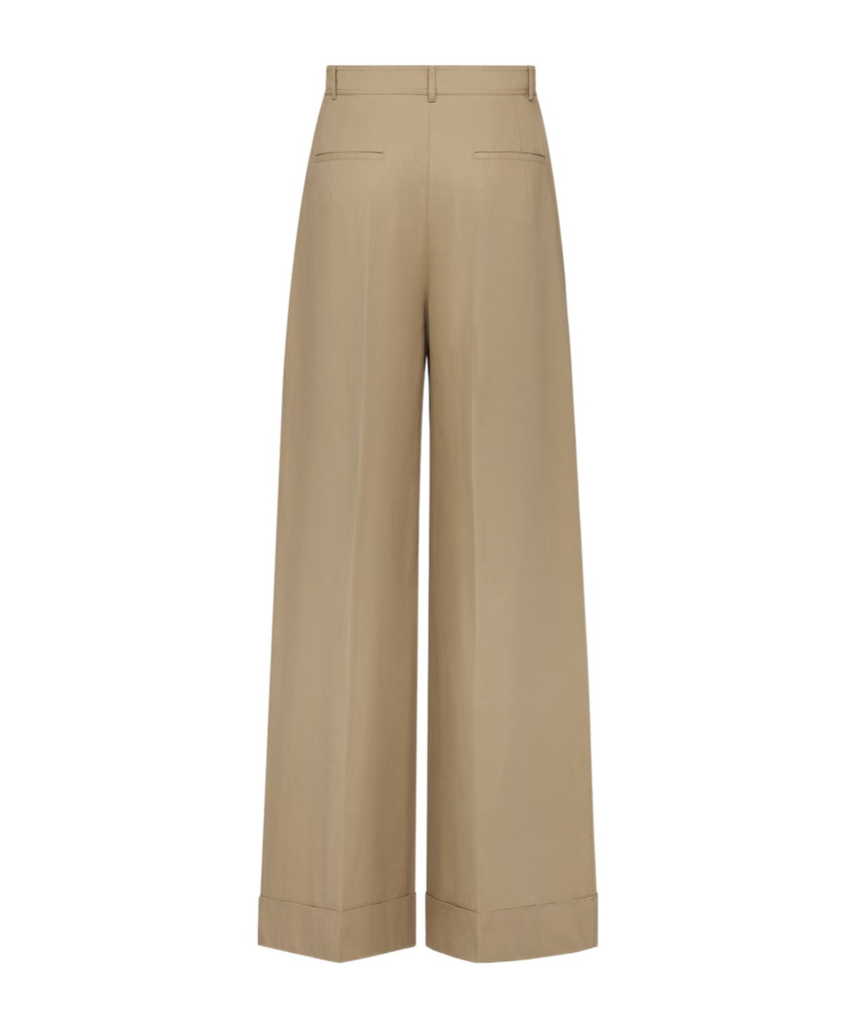 Dior Belt Loop Wide-leg Casual Pants In Nude
