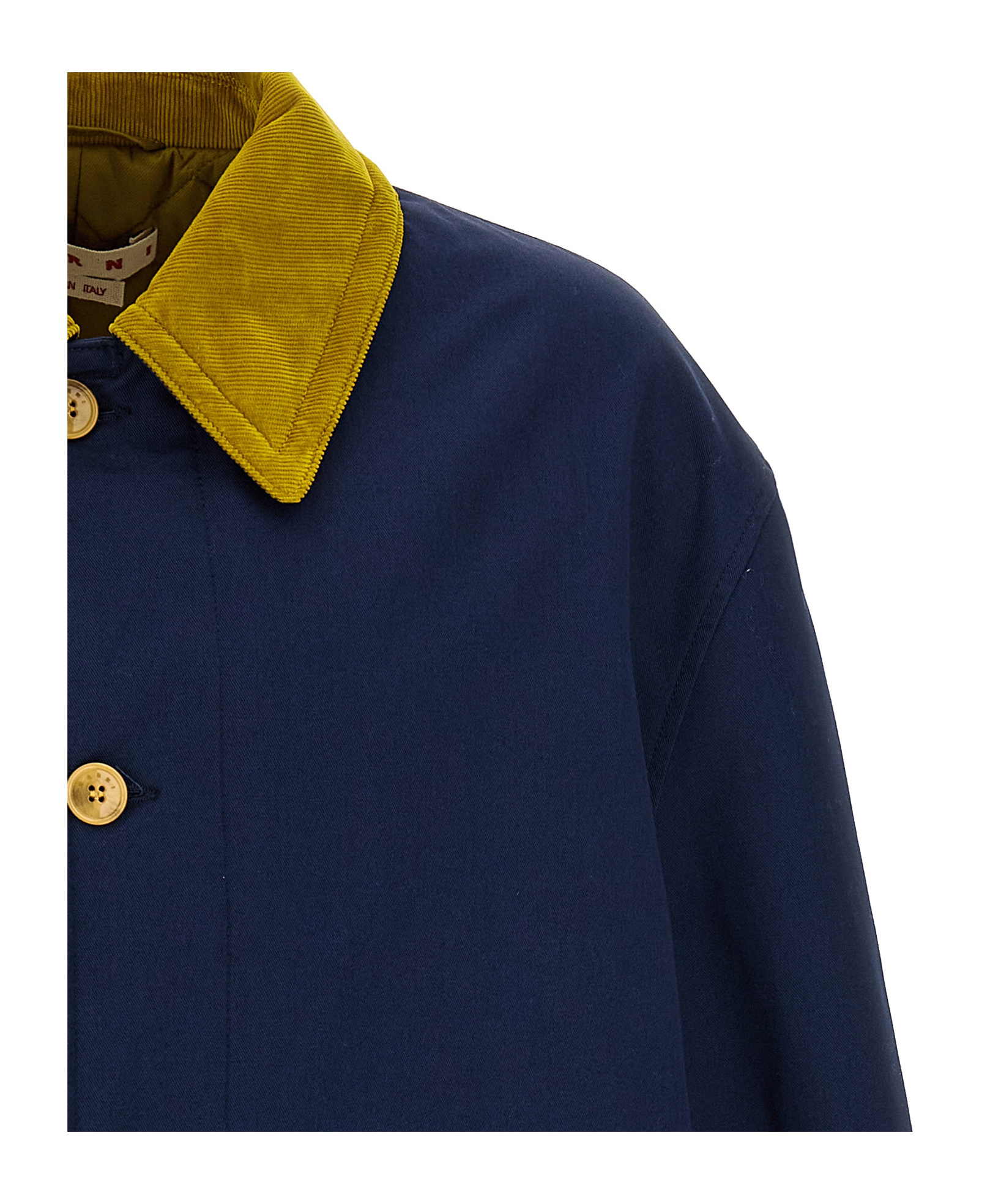 Marni Parka In Gabardine De Coton