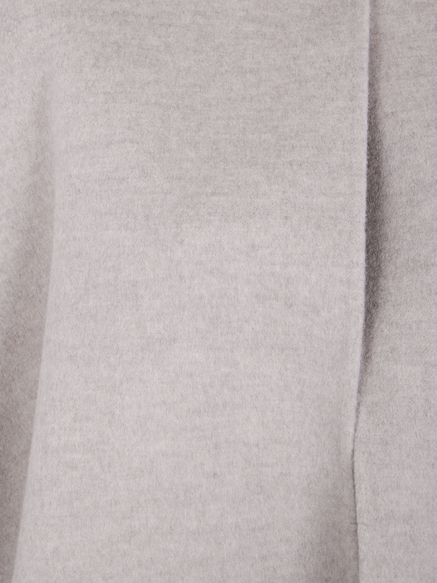 Fabiana Filippi Double Cape Wiht Detail In Gray