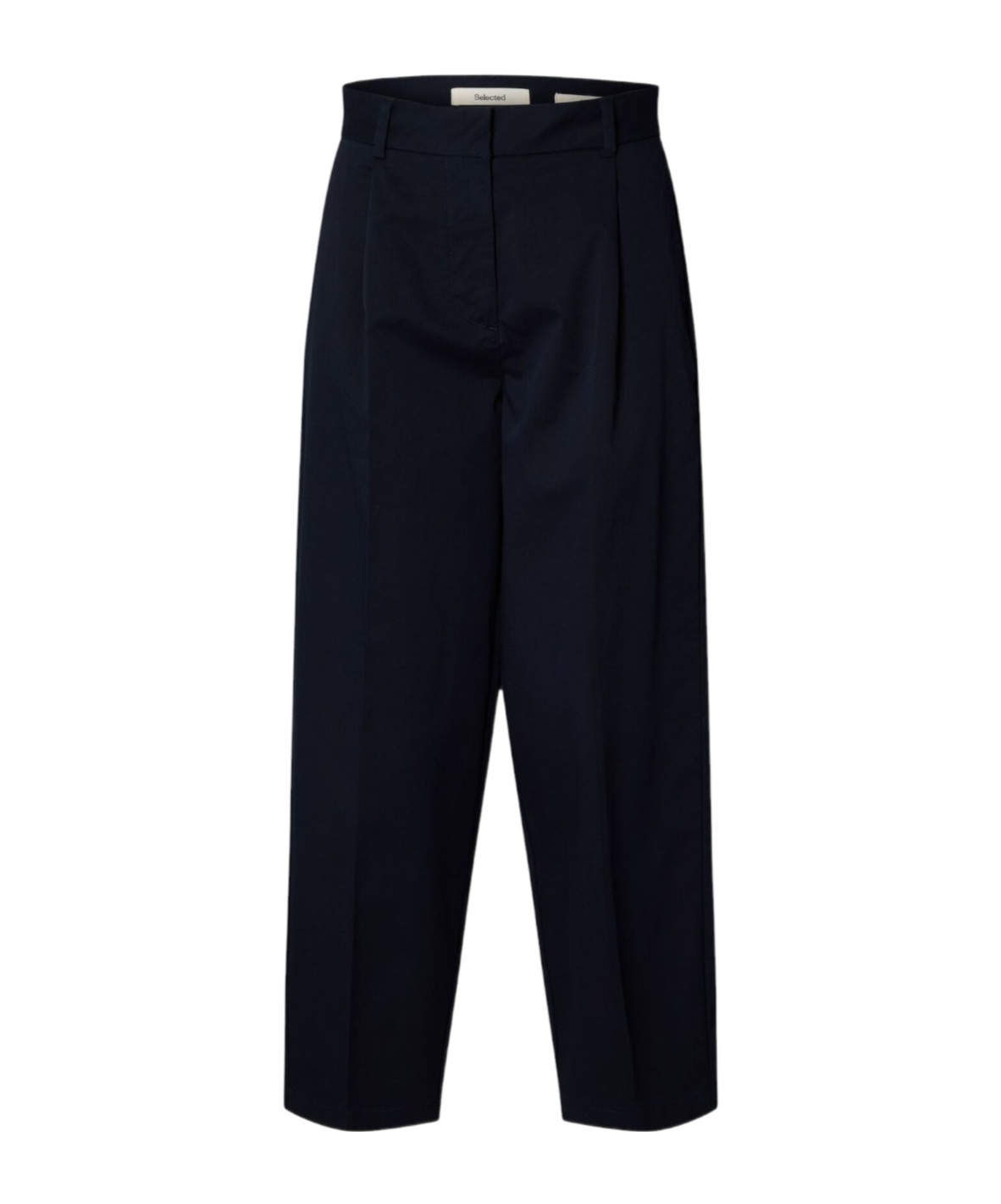 Selected Pleated Trousers In Blue