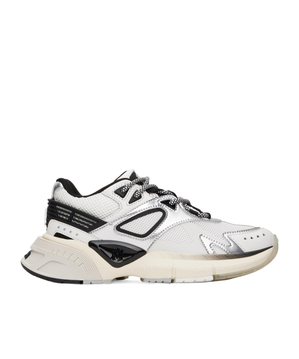 Amiri Lace-up Logo Sneakers In White