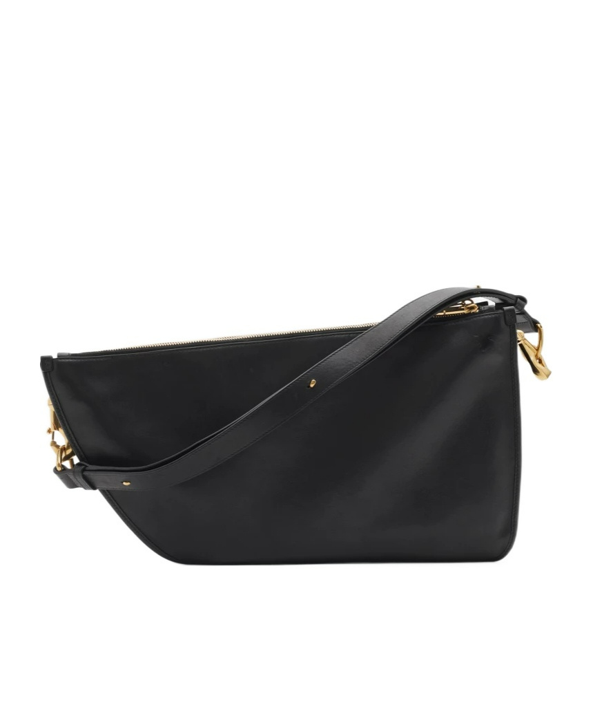 Shop Burberry Shield Twin Bag In Black