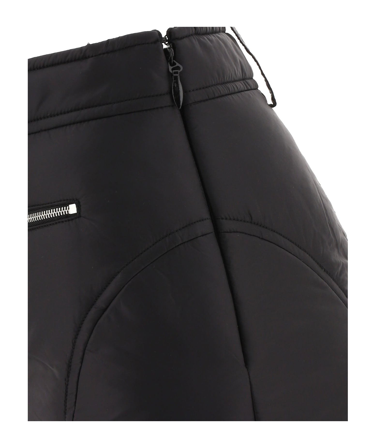 Khaite Padded Mini Skirt In Black