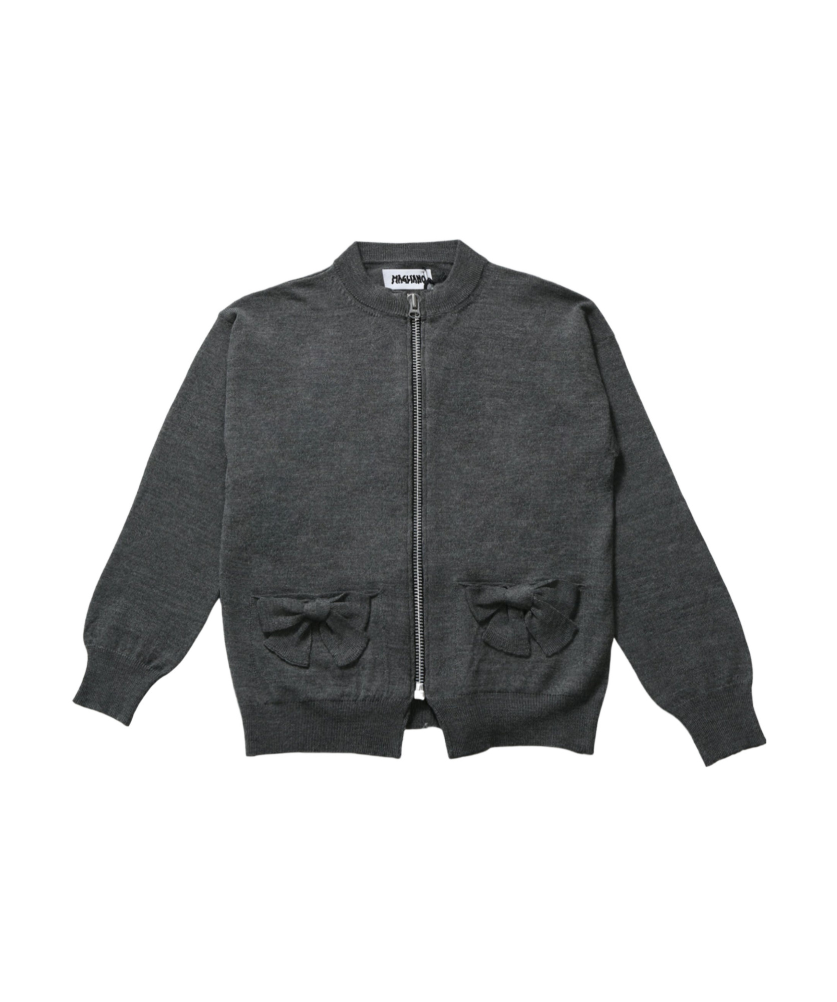 Magliano Zip-up Wool Cardigan In Black