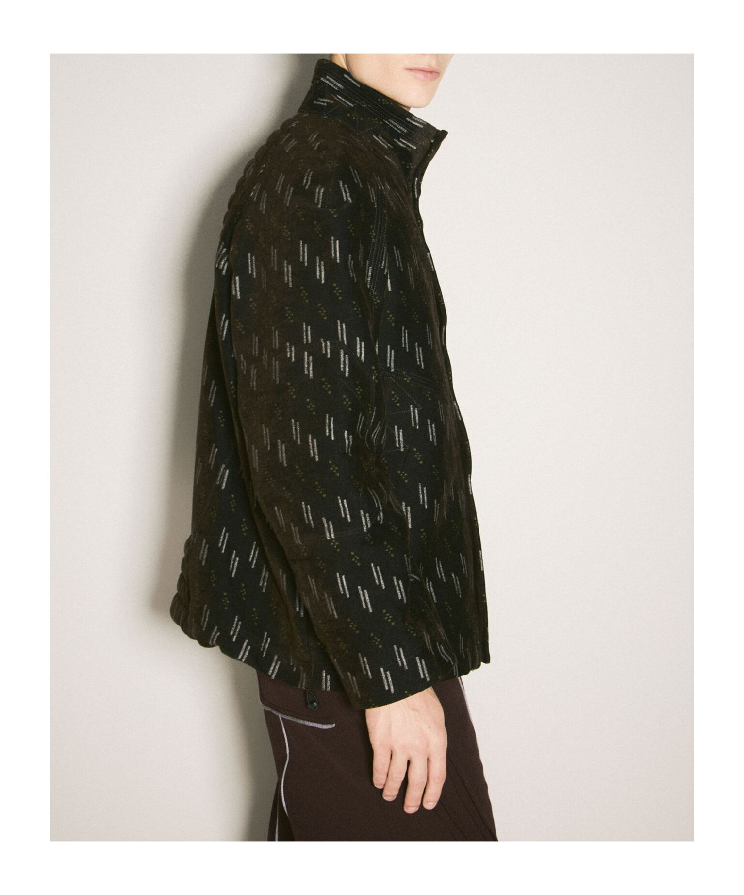 Kiko Kostadinov High Collar Casual Jacket In Black