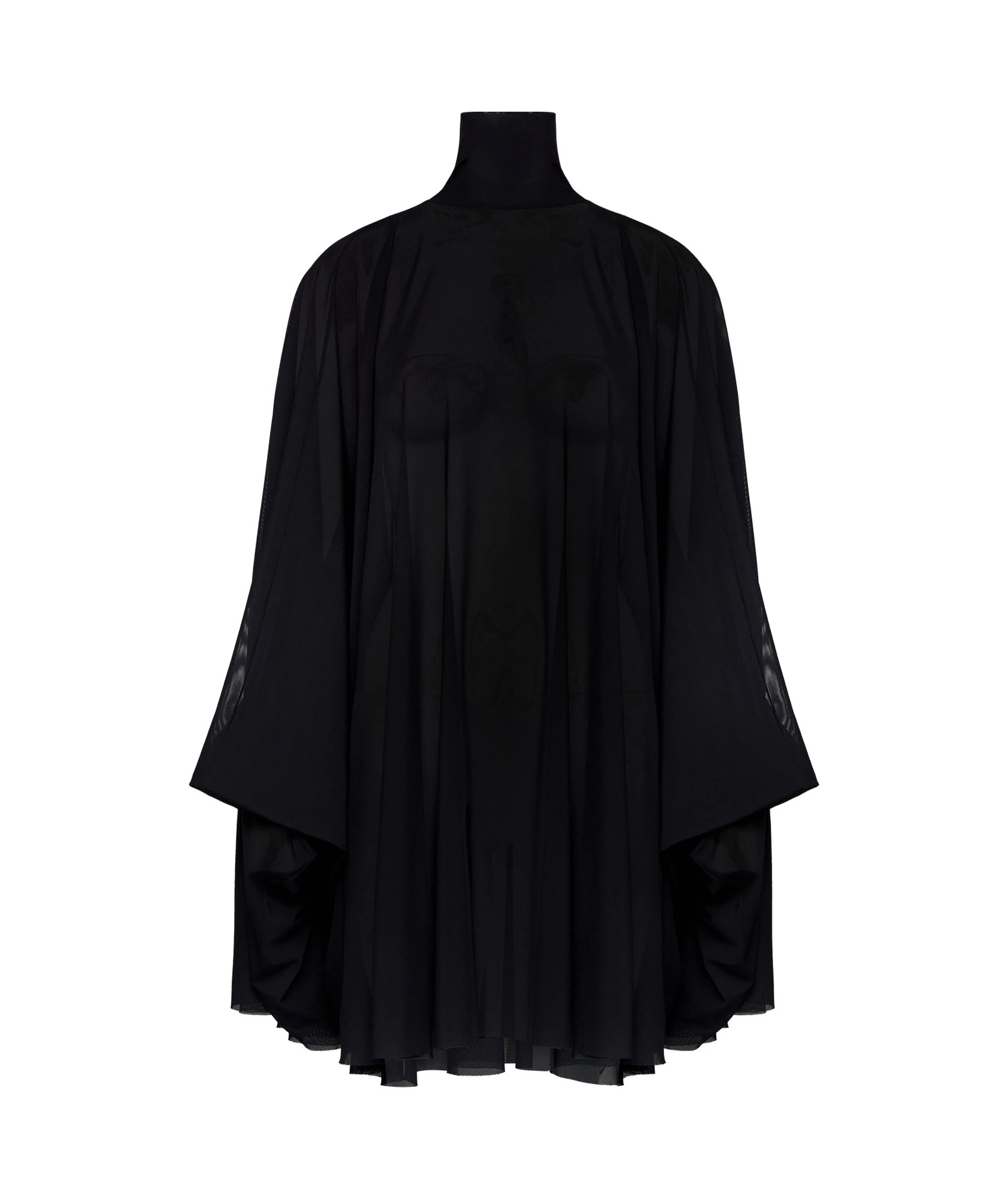 Mm6 Maison Margiela Semi-sheer Mini Dress