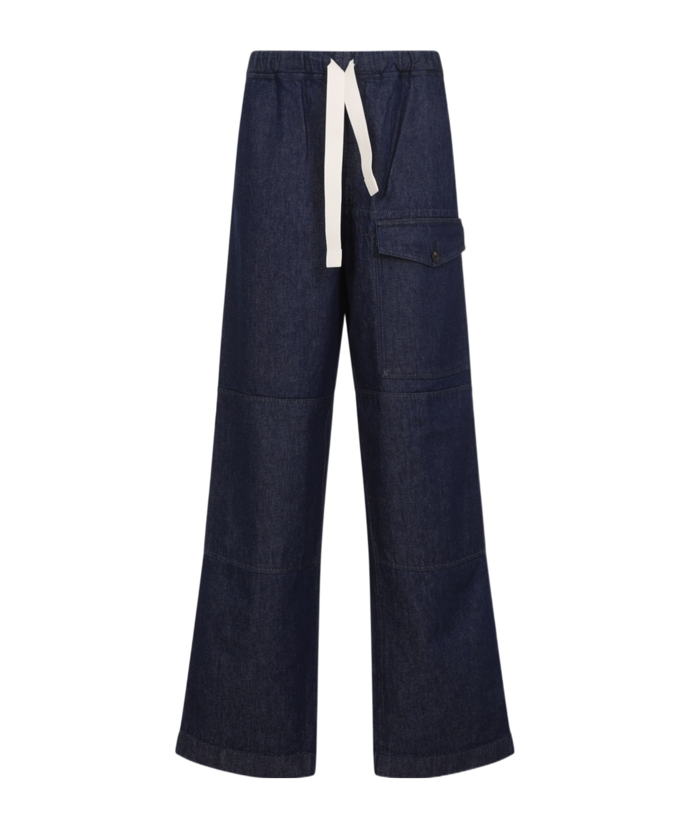 Dries Van Noten Elastic Waist Jeans In Black