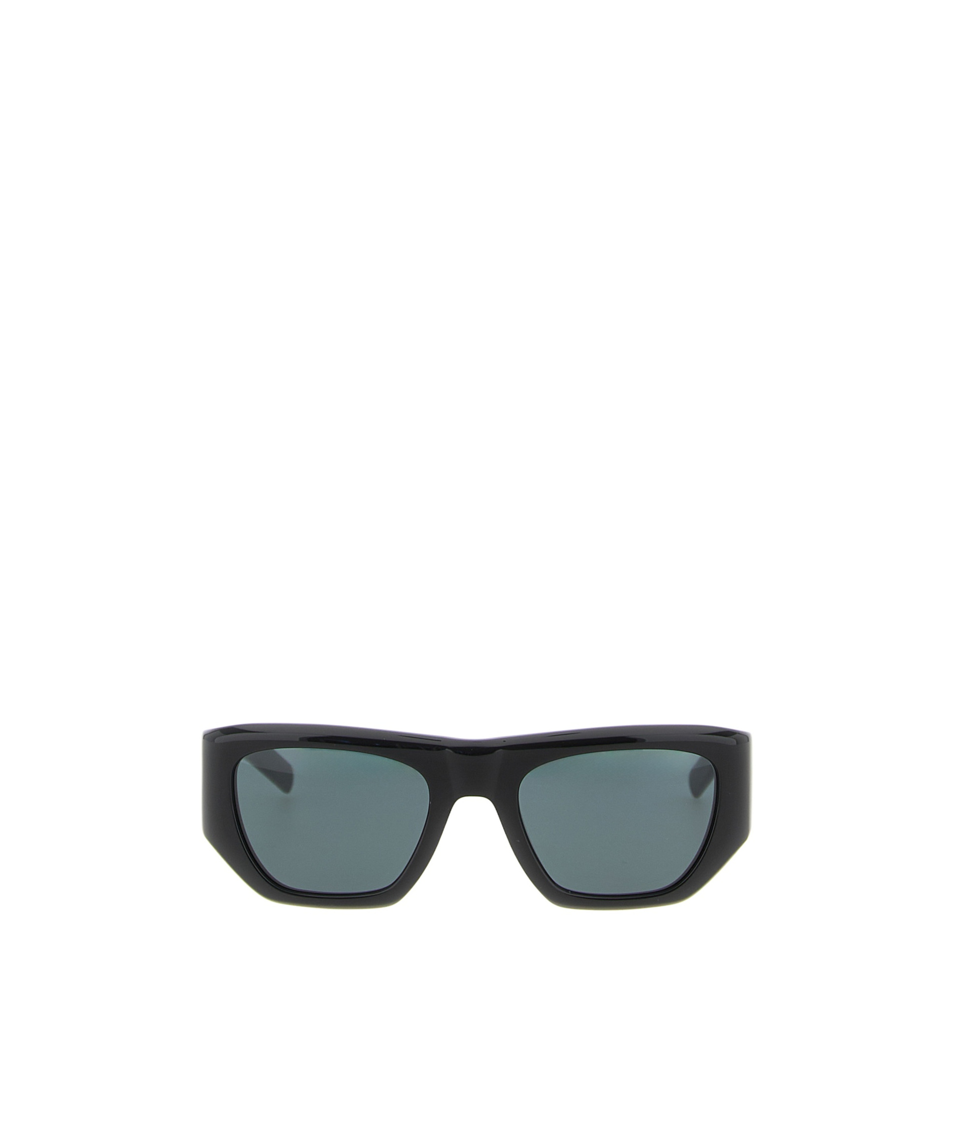 Saint Laurent '740' Rectangular Frame Sunglasses In Black