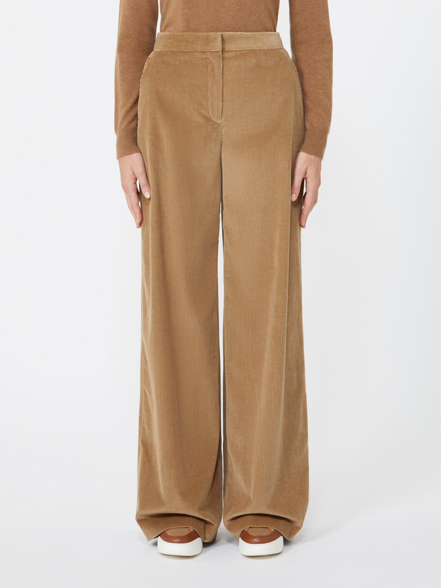 Max Mara Pocket Casual Pants In Brown