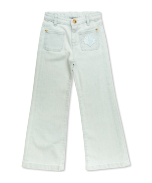 Versace Flared Jeans In Blue