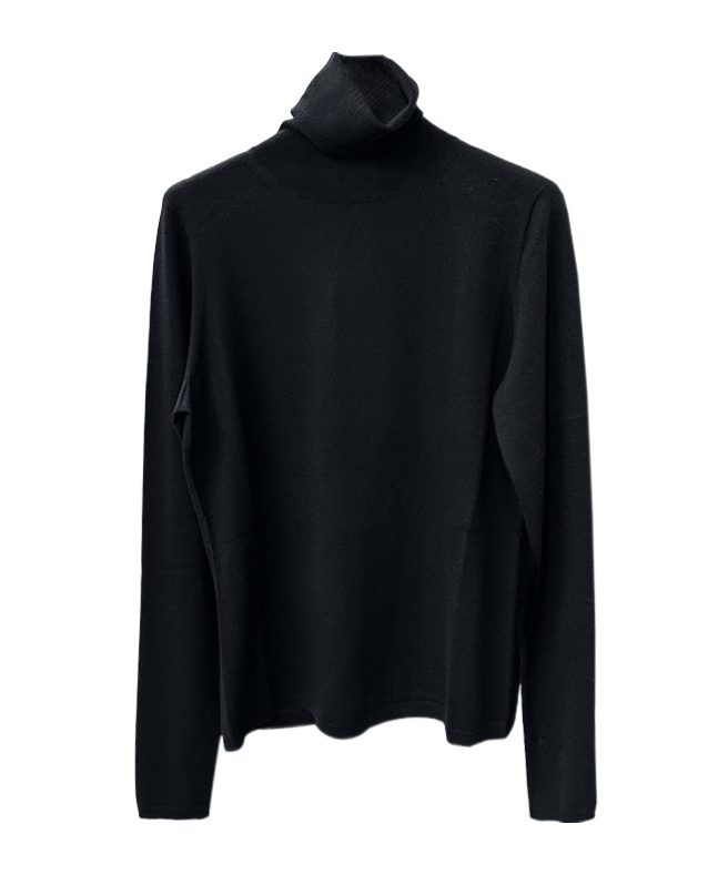 Max Mara Turtleneck Sweater In Black