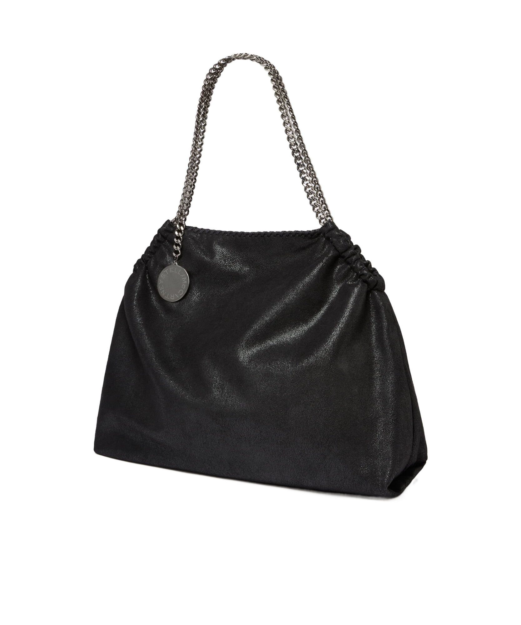 Stella Mccartney Falabella Drawstring Handbag In Black