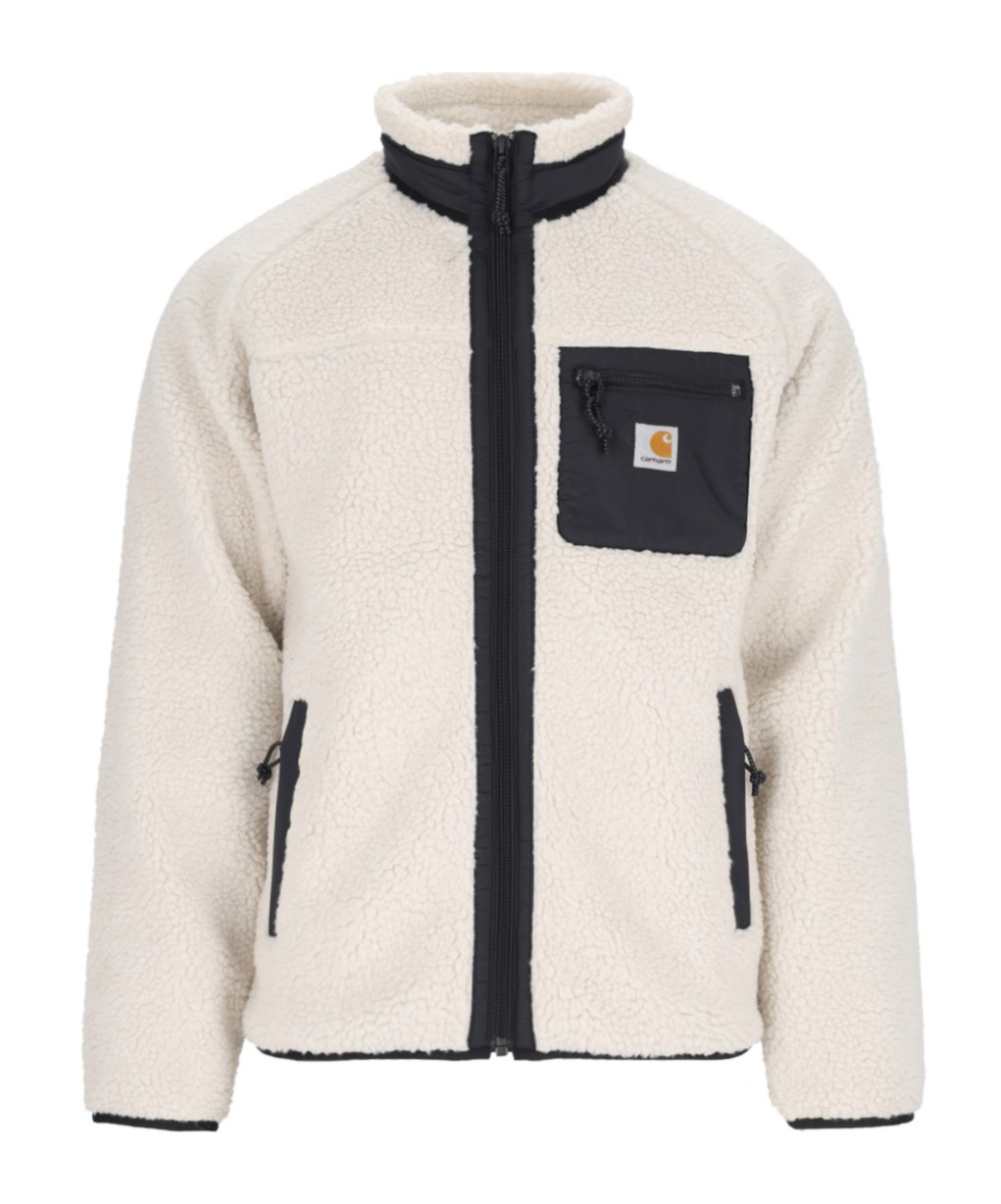 Carhartt High-necked Casual Jacket In White