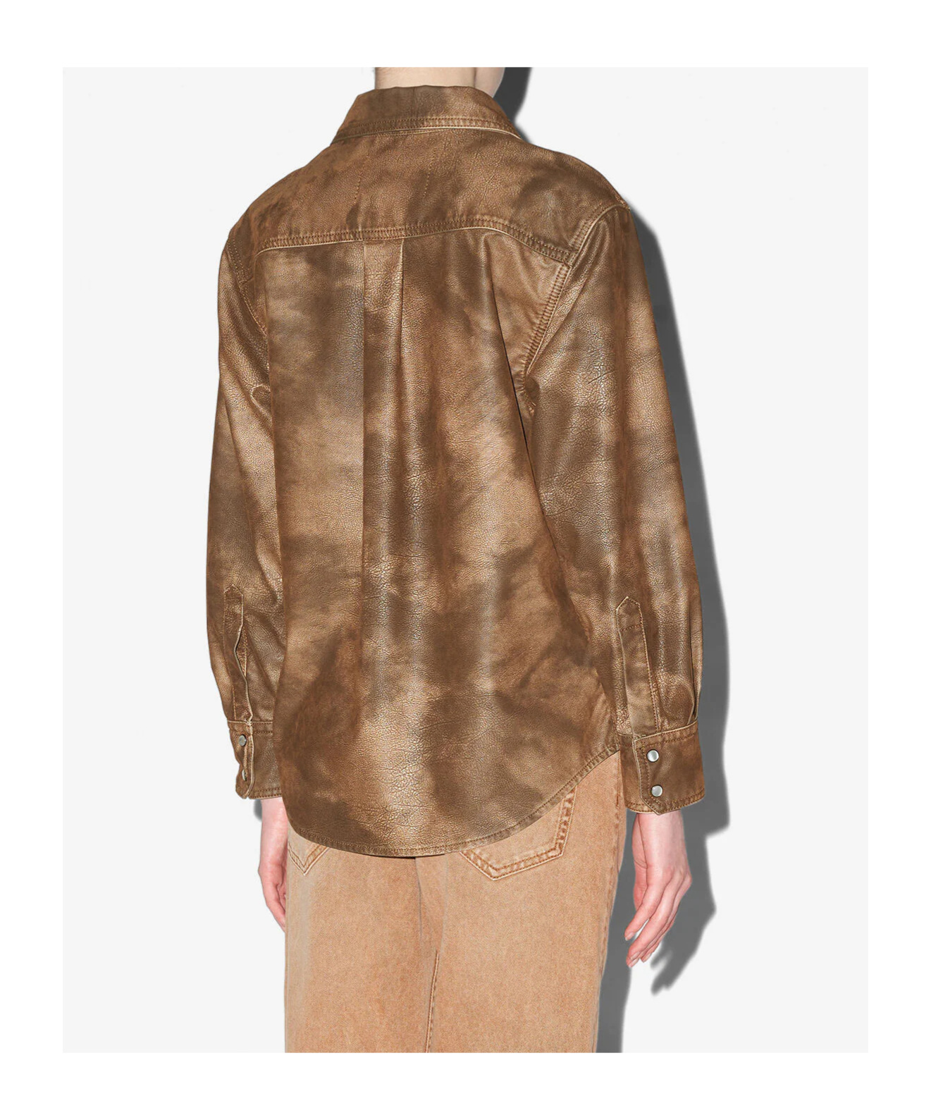 Isabel Marant Karima Shirt In Brown