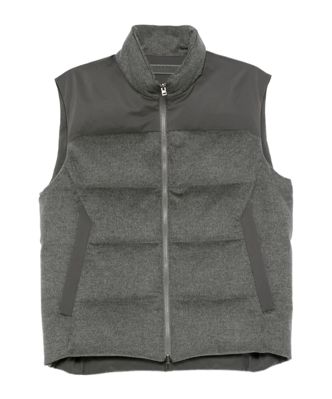 Sease Cashmere Gilet In Gray