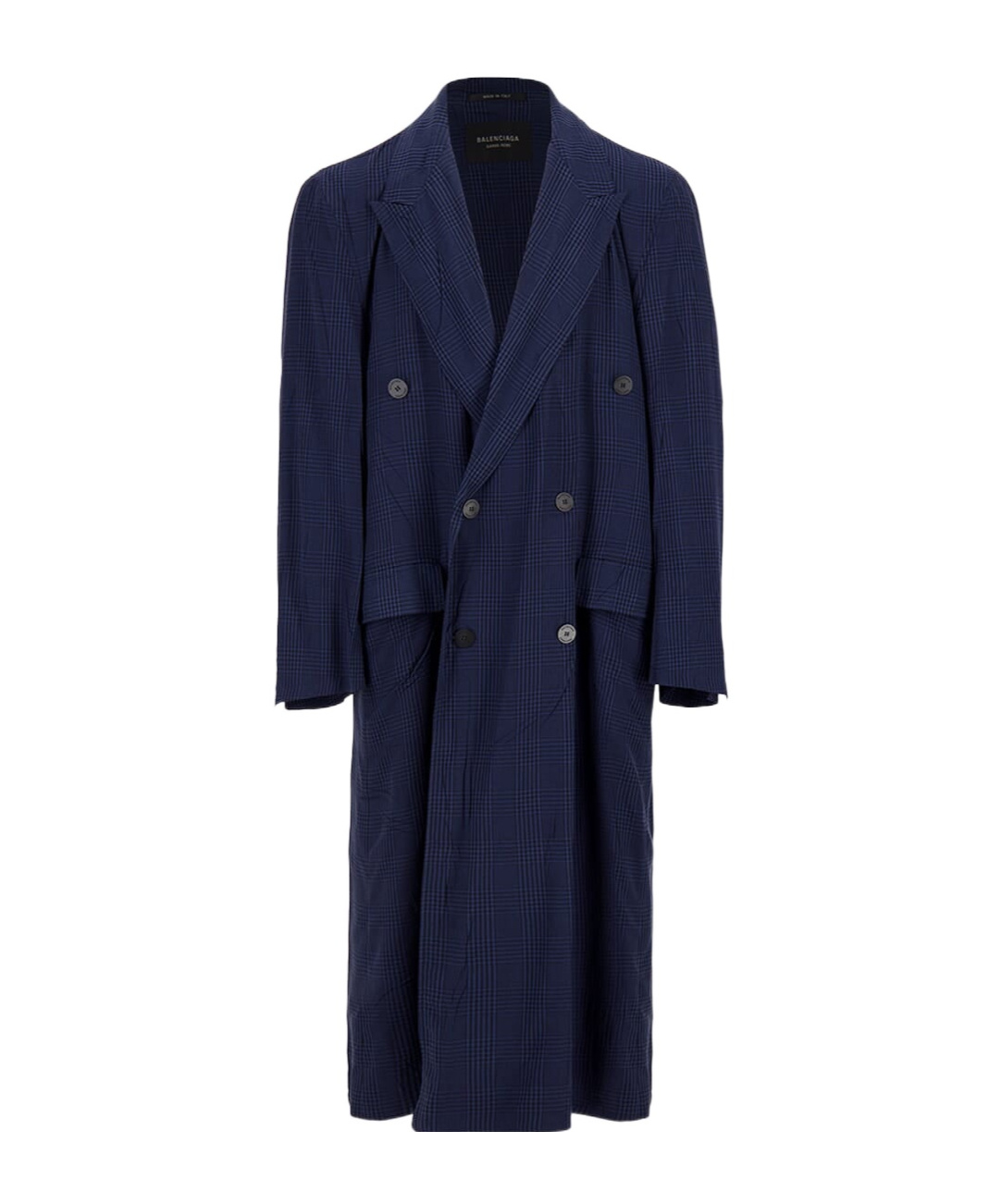 BALENCIAGA FLUID DOUBLE-BREASTED COAT