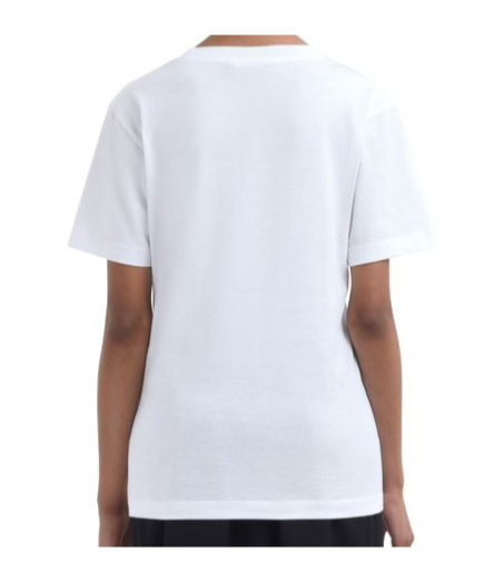 Marni Open-necked Black Shirt In White
