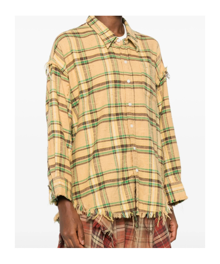R13 Shirts Multicolour In Brown