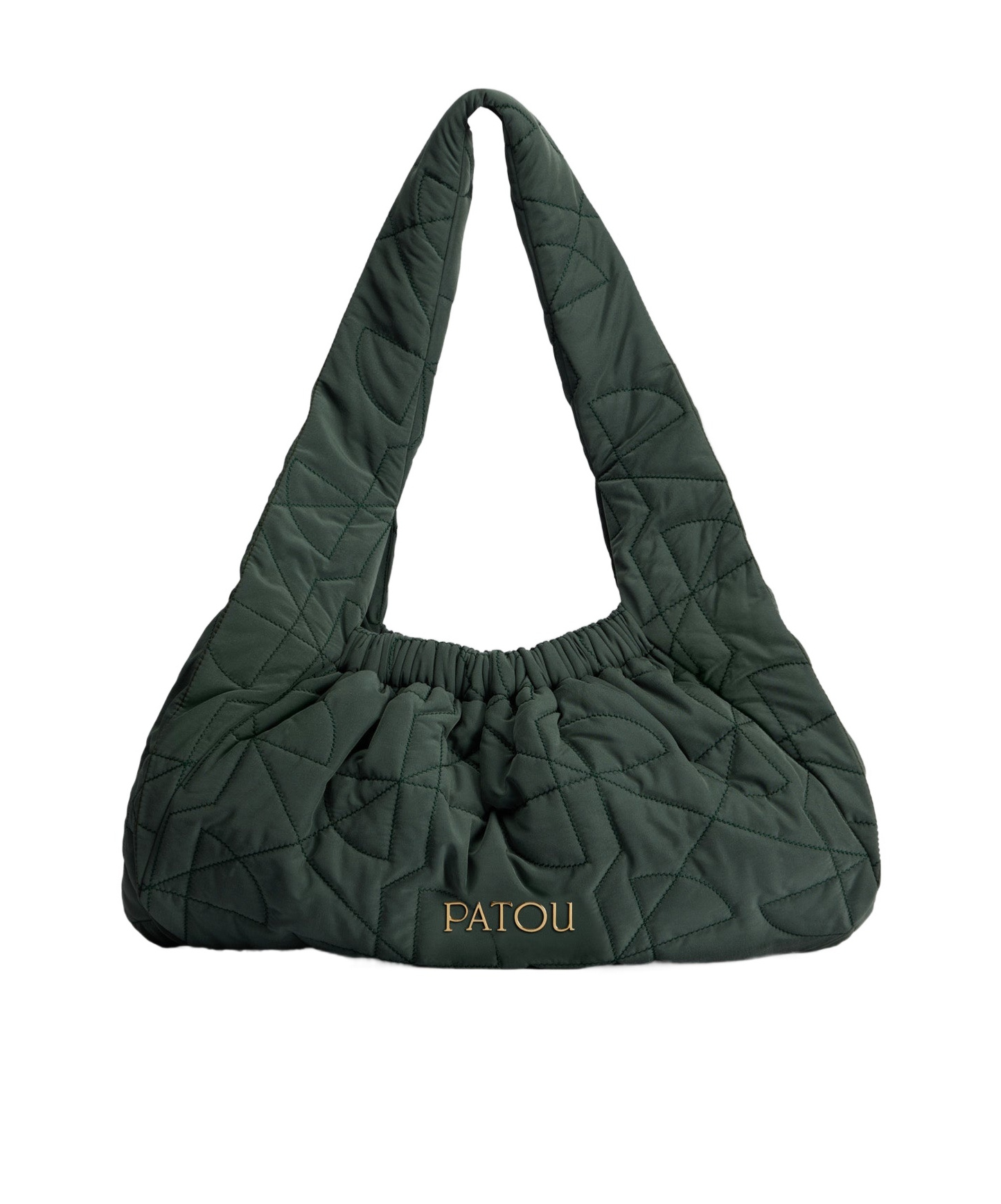 Patou Le Biscuit Shoulder Bag In Black