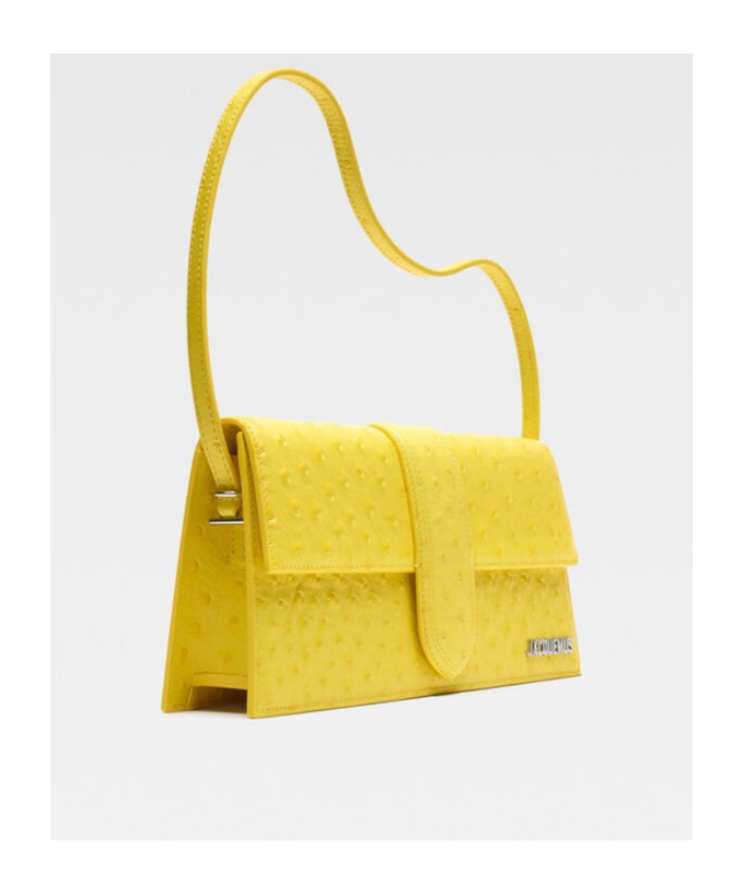 Jacquemus Long Flip Shoulder Bag In Yellow