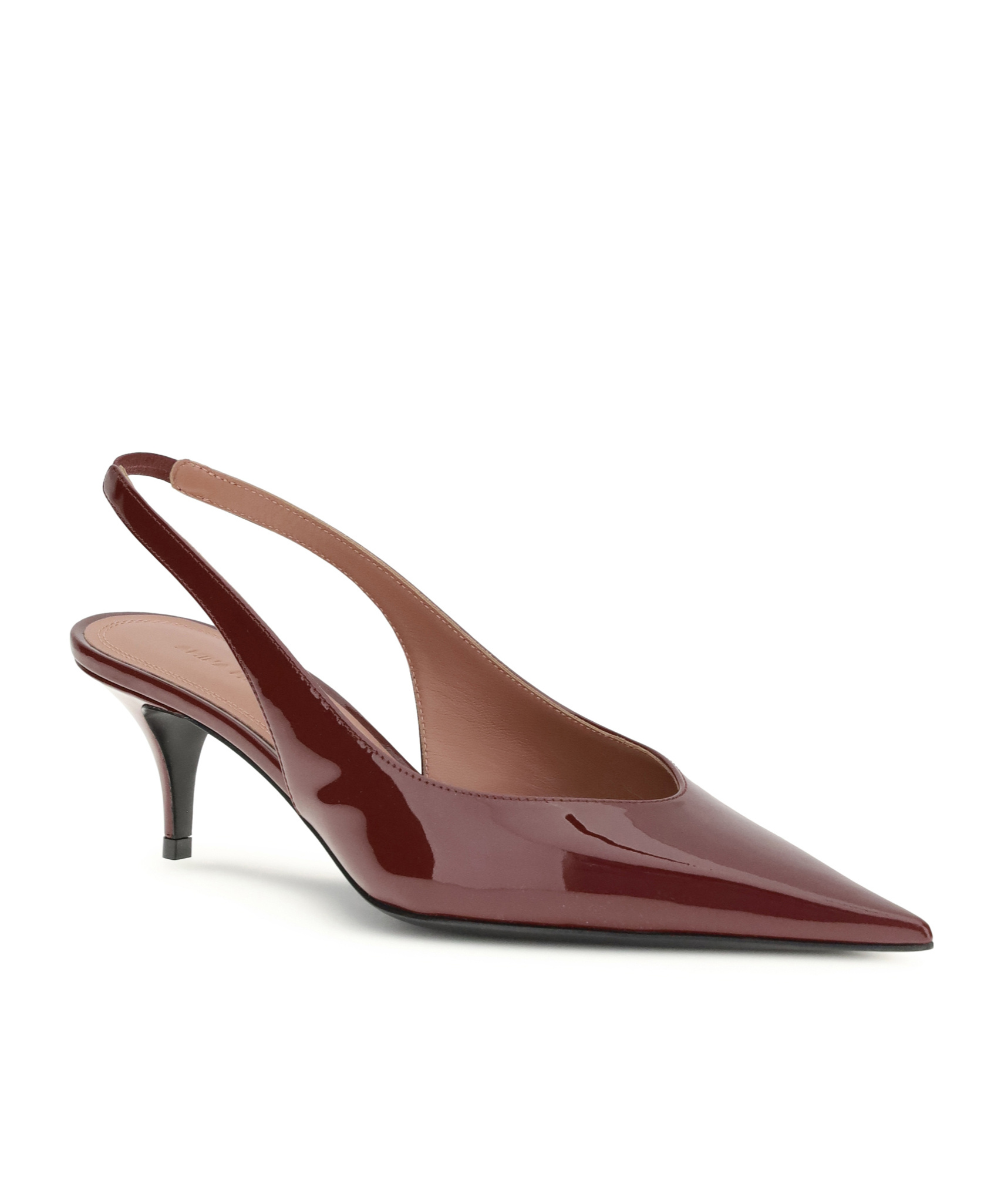 Amina Muaddi Pumps In Burgundy