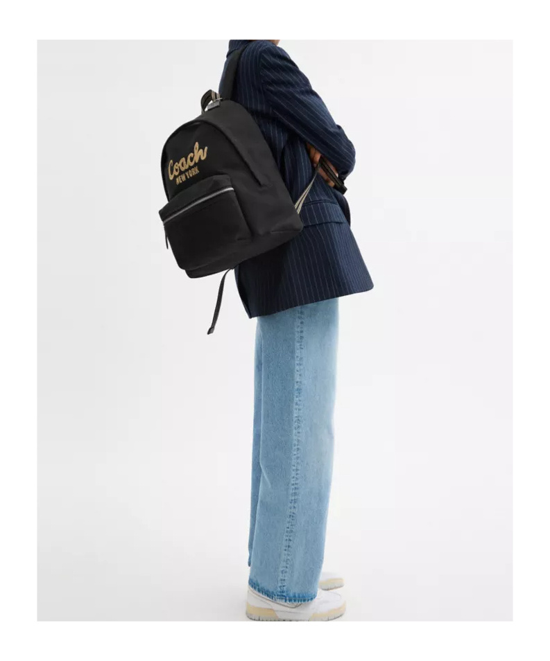 Coach Cargo Backpack In Black