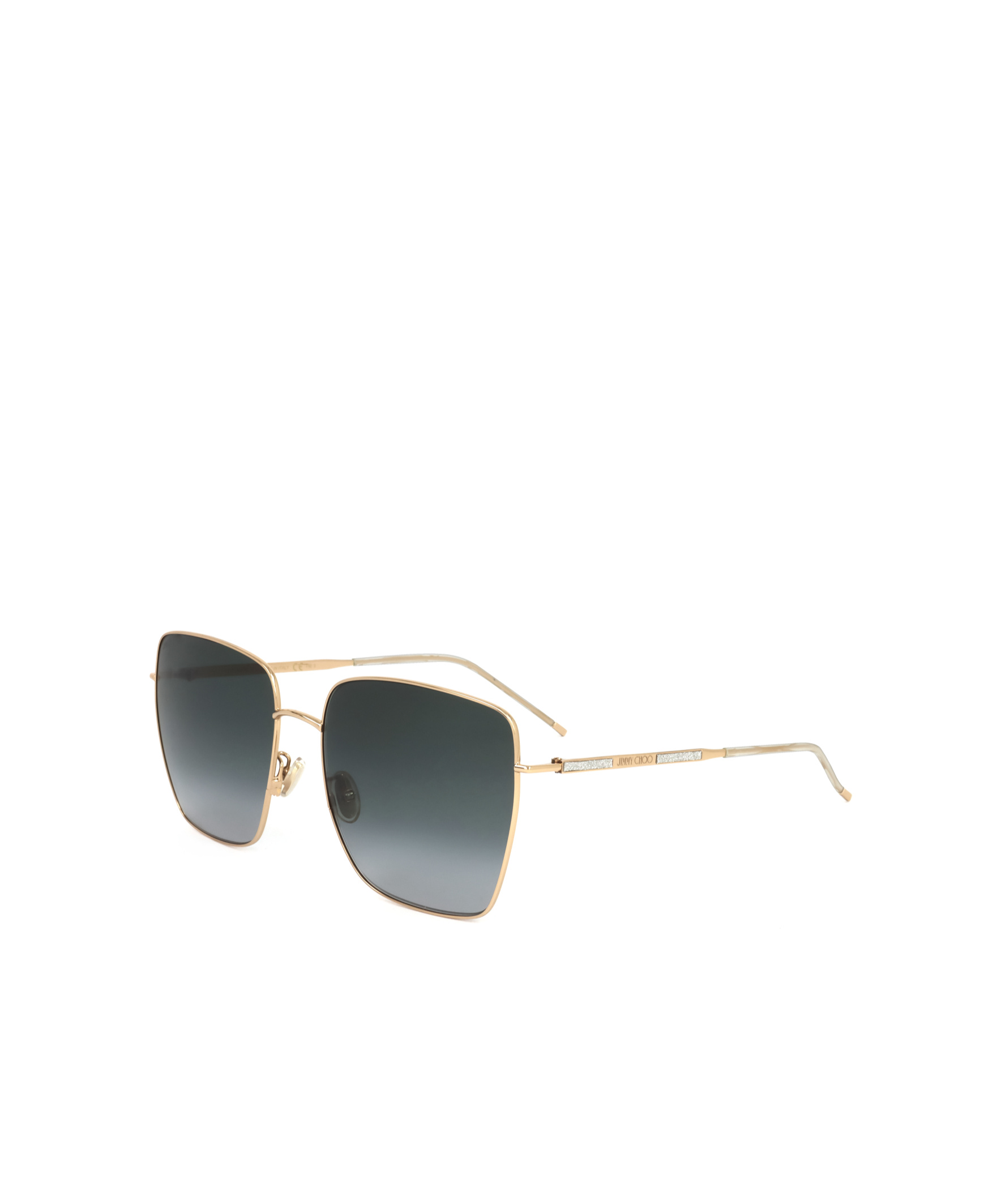 Jimmy Choo Eyewear Dahla Square Frame Sunglasses In Black