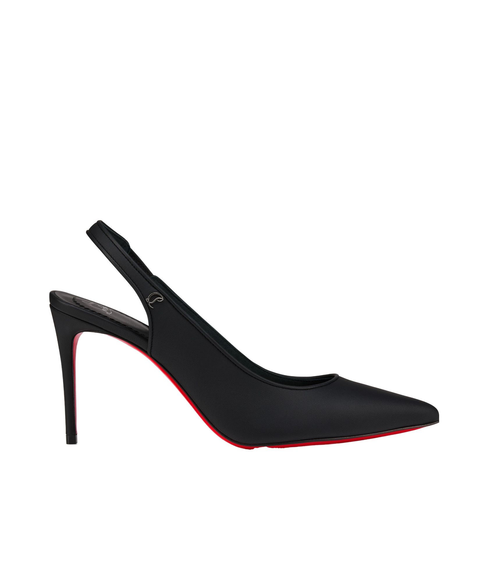 Christian Louboutin Sporty Kate Leather Slingback Pumps 85 In Black