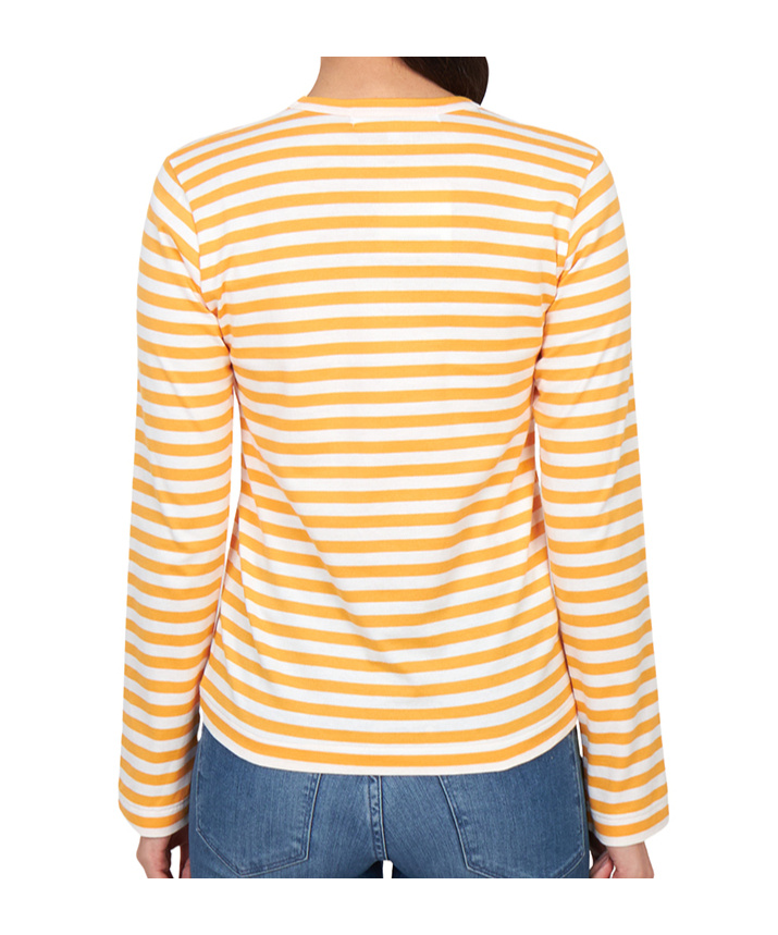 Comme Des Garçons Long-sleeved T-shirt In Yellow