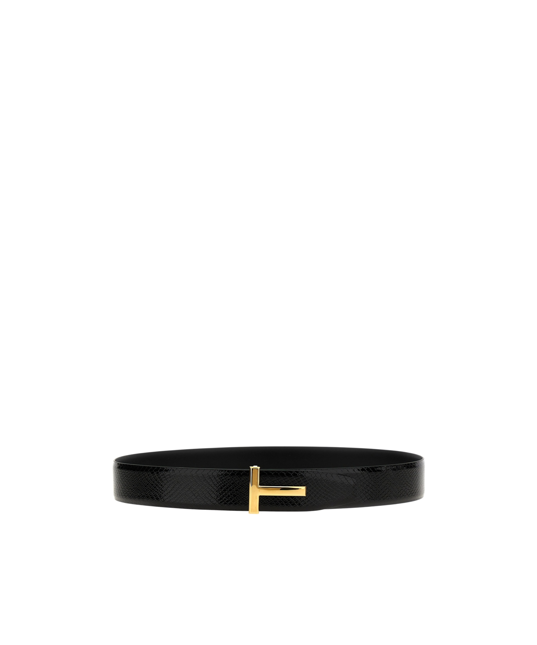 Tom Ford Adjustable Waist Belt In Black
