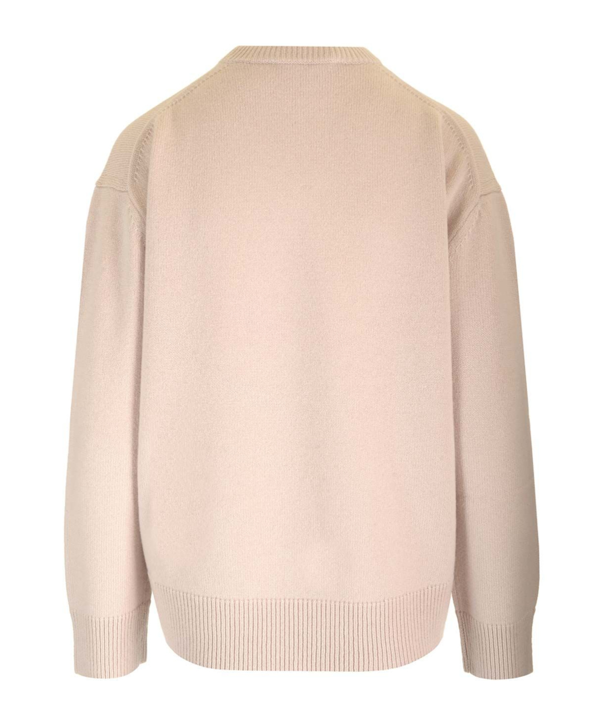 Max Mara 's  Crewneck Long-sleeved Jumper In Nude