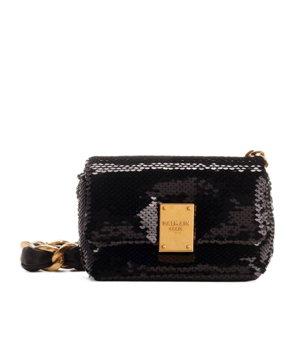 BALMAIN SEQUINNED CROSS BODY BAG