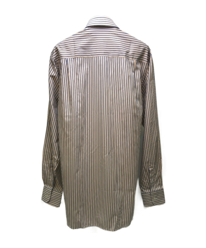 Shop Paul & Shark Lapel Long-sleeved Shirt In Multicolor