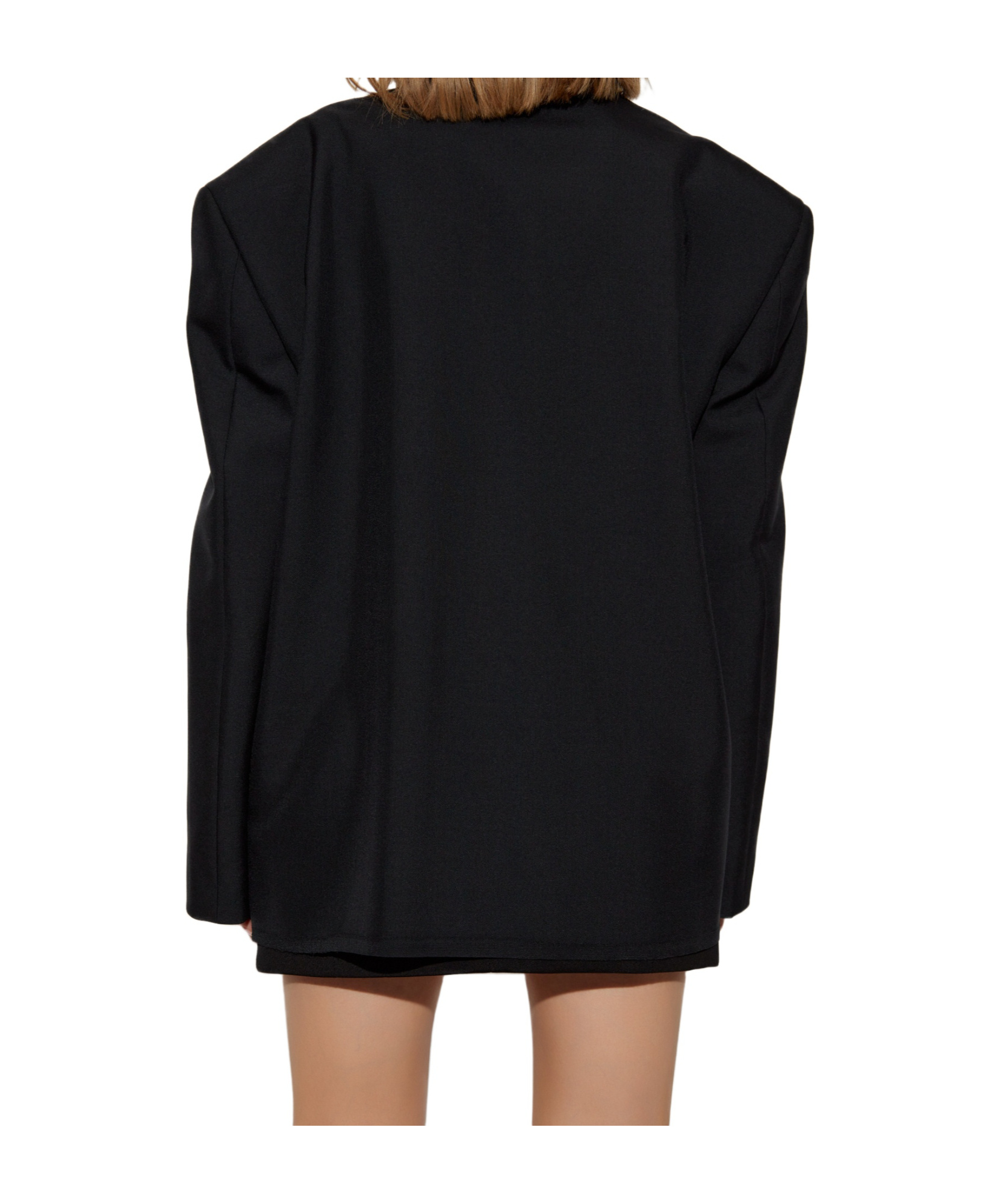 Shop Balenciaga Single-breasted Blazer In Black