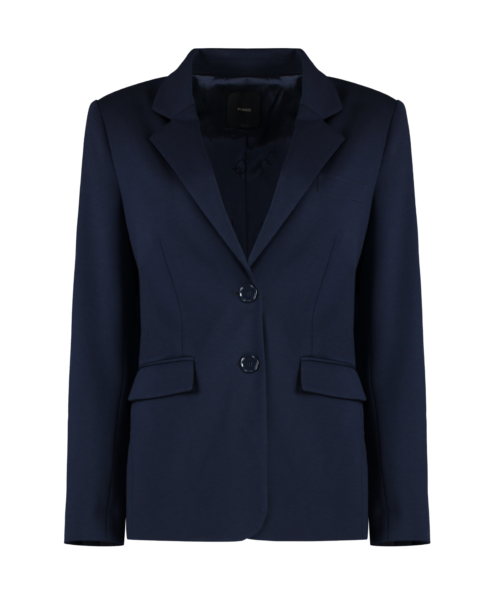 Pinko Women's Routa Single-breasted Two-button Blazer In Black