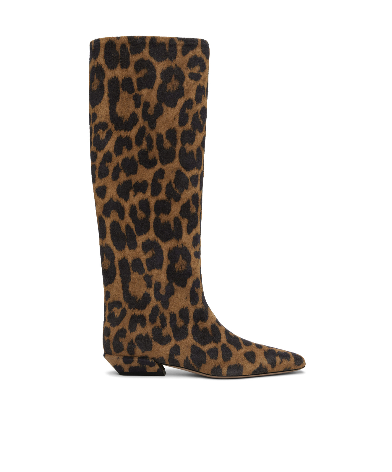 Paris Texas Tan & Black Bettina 25 Tall Boots In Black