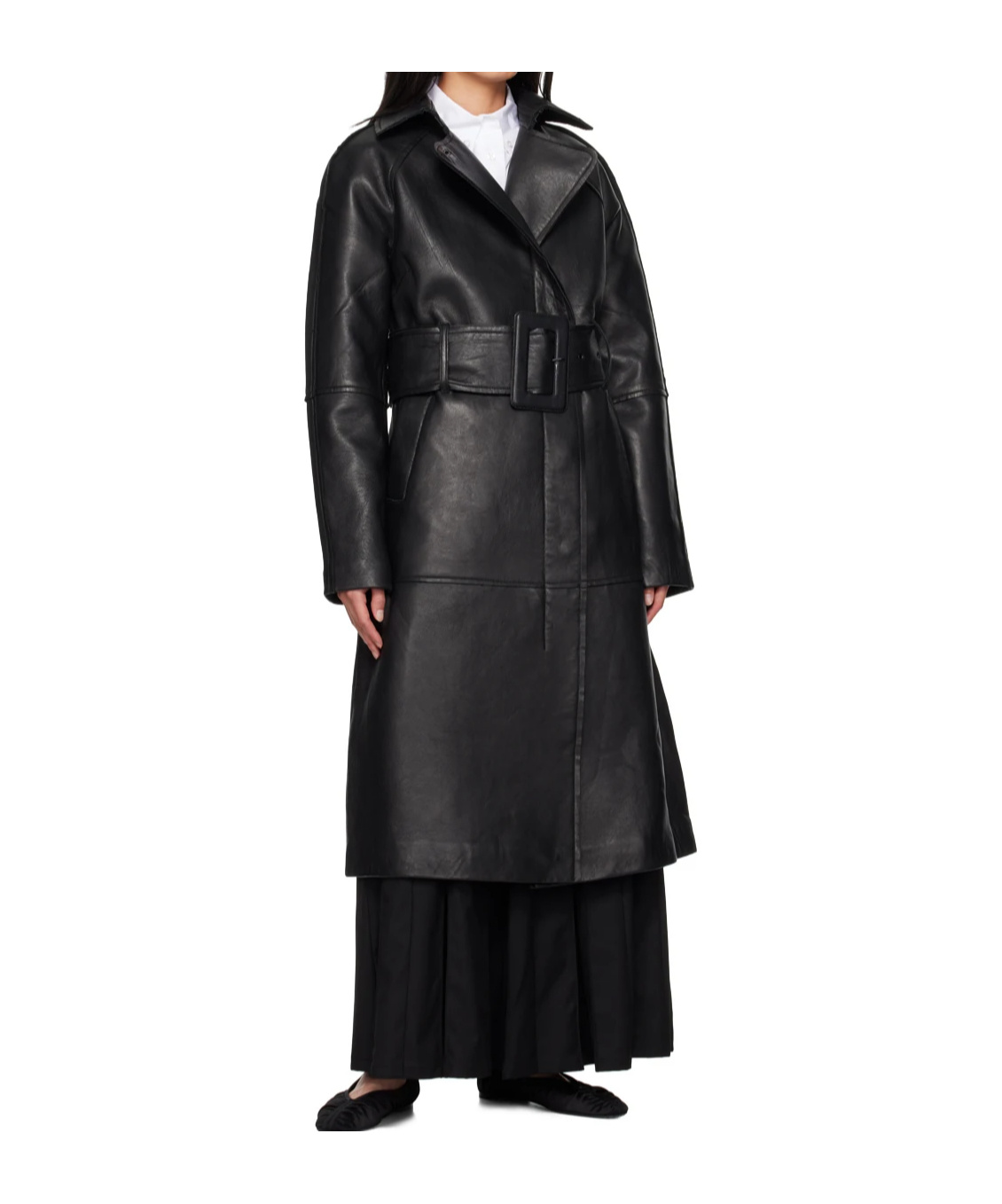 Remain Birger Christensen Bonded Coat In Black