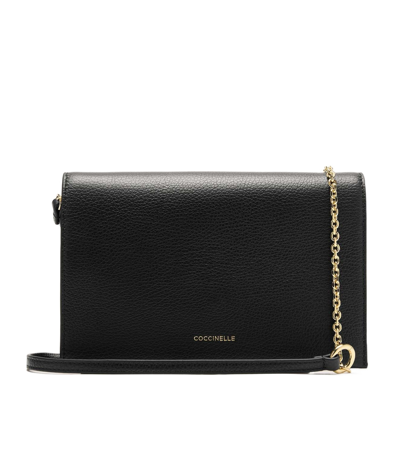 Shop Coccinelle Dandy Clutch Bag In Black
