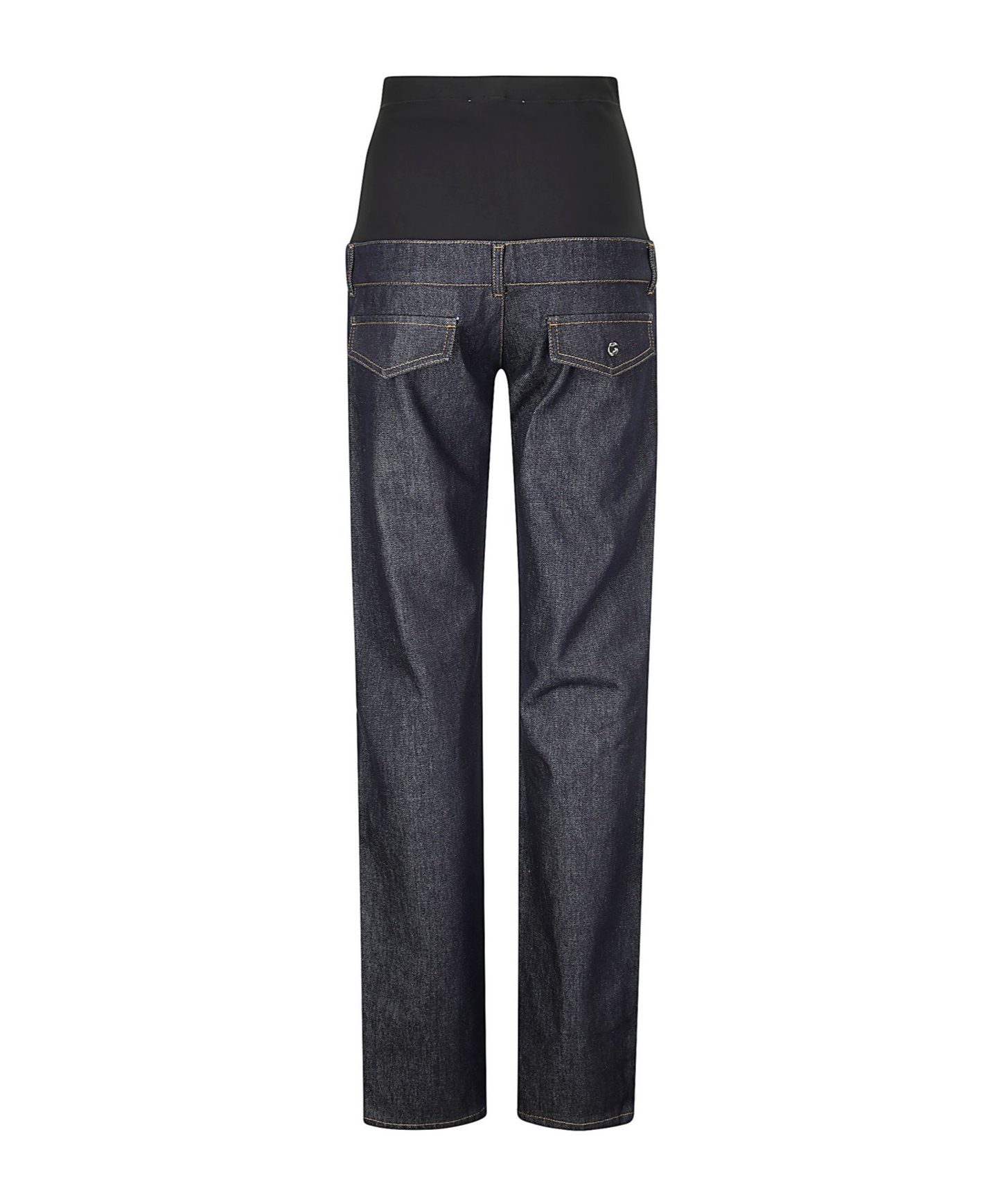 Coperni Hybrid Jersey Denim Trousers In Black
