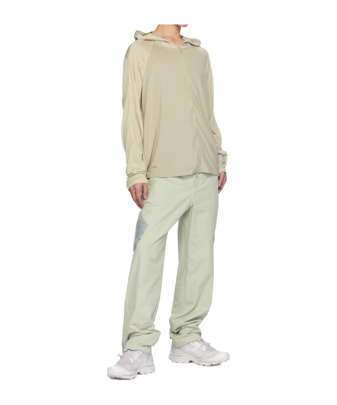 Post Archive Faction (paf) Hooded Long-sleeve Casual Jacket In Brown