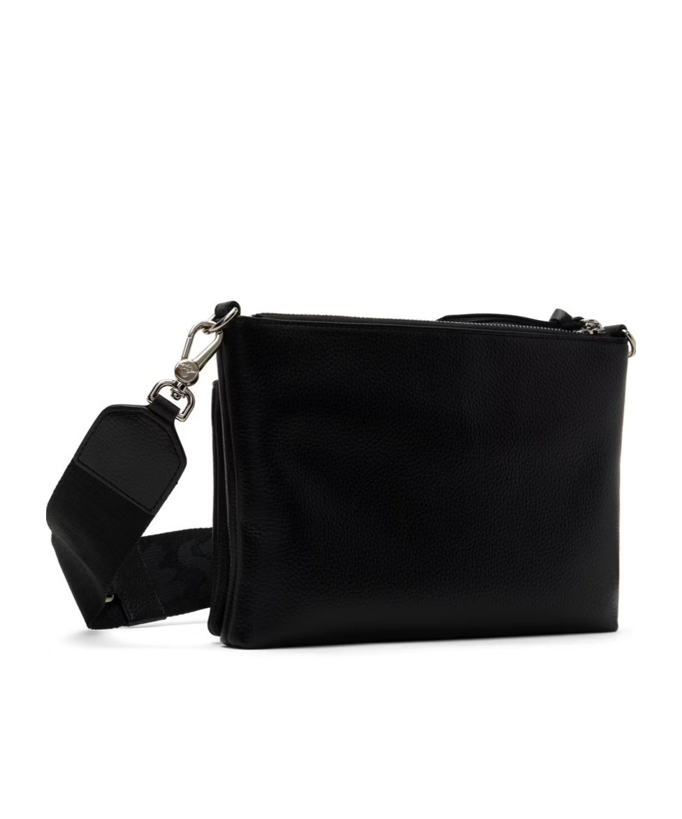 Vivienne Westwood Penny Db Logo Crossbody Bag In Black