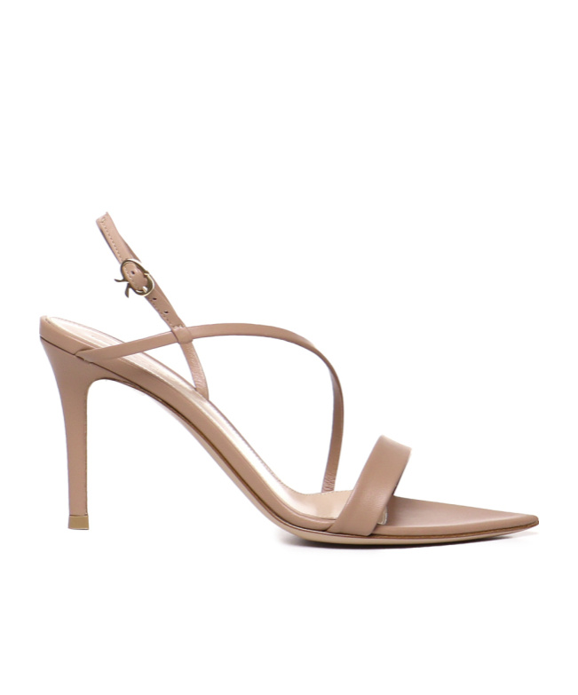 Shop Gianvito Rossi Ankle Strap High Heel Sandals In Brown