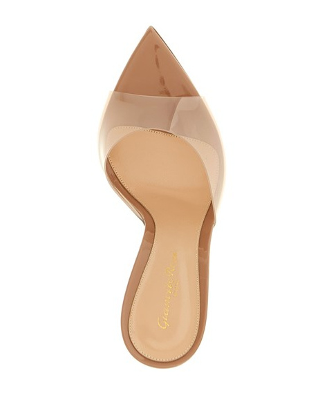 Gianvito Rossi Pointed High-heeled Sandals In Neutral