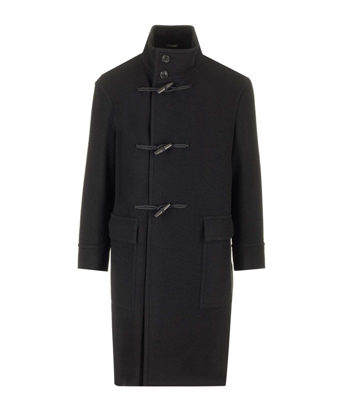 Tagliatore Cappotto Foderato Mon Alamari T24-160 In Black