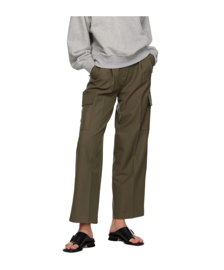 The Frankie Shop Maesa Wide-leg Cargo Pants